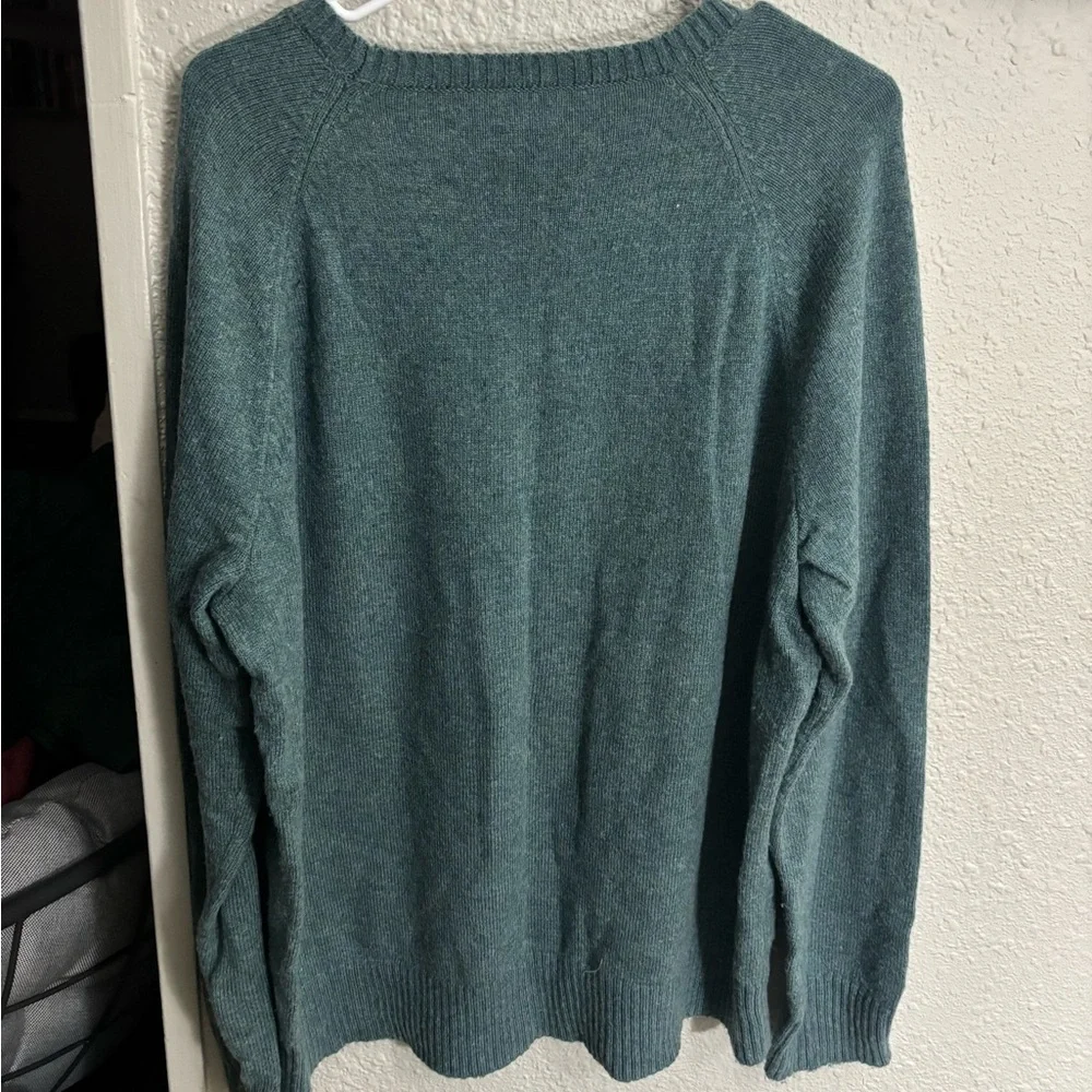 J. Crew Mercantile Men’s Sage Green Crew Neck Sweater Size Large